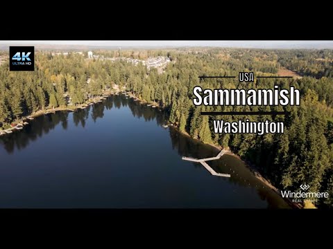 Sammamish, WA USA Drone Video 4K Town Reel 2021 video thumbnail